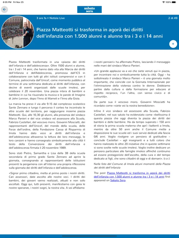 Sabato Sera Digitale iPad  Screenshots