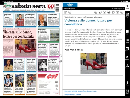 Sabato Sera Digitale iPad  Screenshots