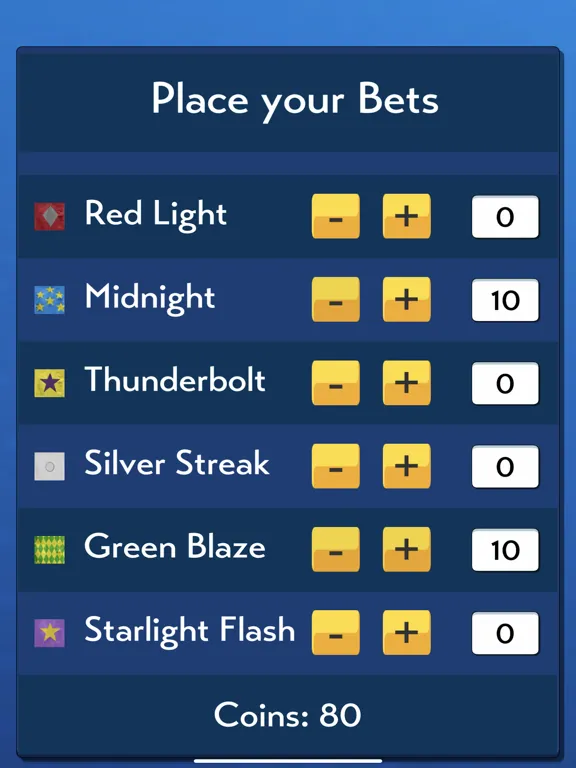 Tangkapan skrin Horse-Racing iPad 