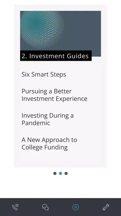 Captures d'écran de SCM Invest App