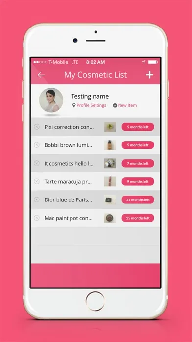 Makeup Expiration App - Countdown Timer Ekran Görüntüleri