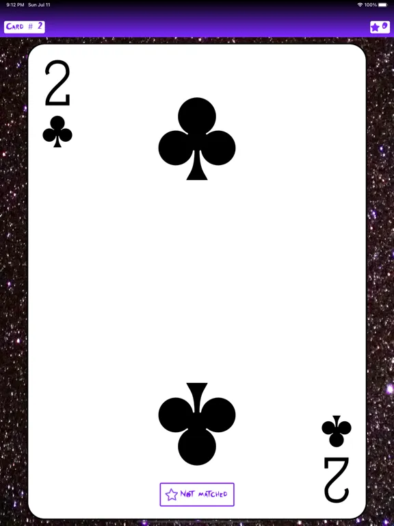 Zrzuty ekranu Focus Training w Playing Cards iPad 