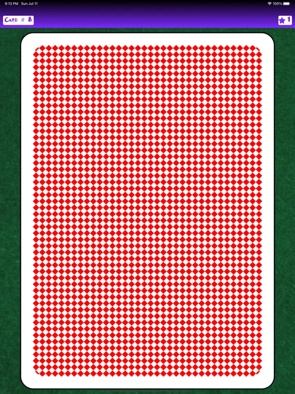 Zrzuty ekranu Focus Training w Playing Cards iPad 