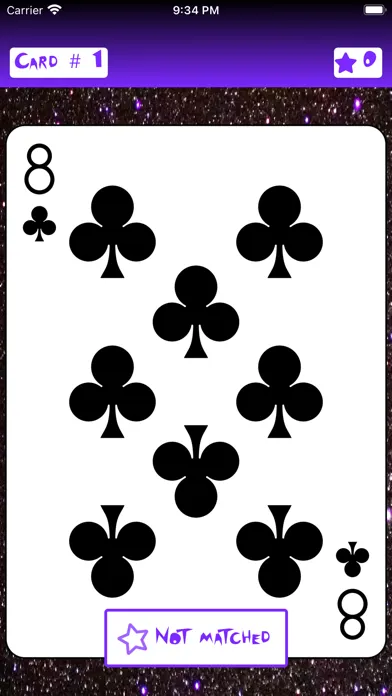 Zrzuty ekranu Focus Training w Playing Cards