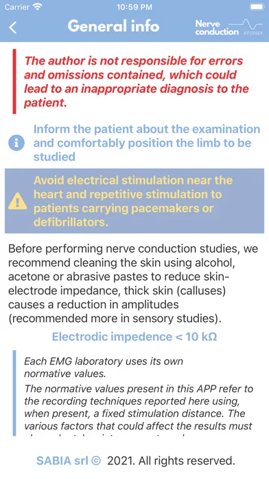 Nerve Conduction Studies سکرین شاٹس