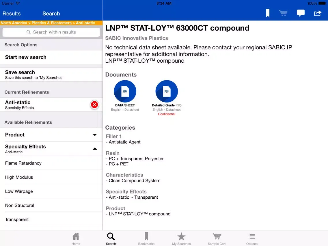 SABIC Materials Selector iPad 應用截圖