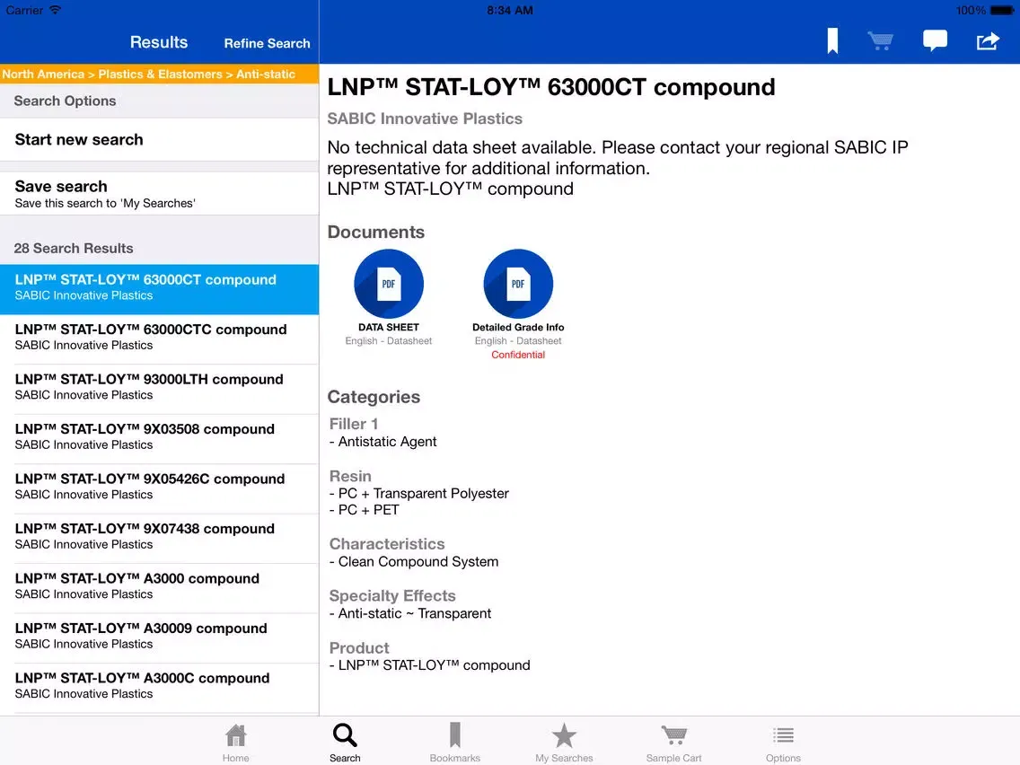 SABIC Materials Selector iPad 應用截圖