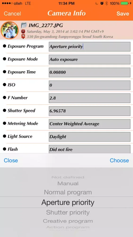 EXIF(Photo) Editor应用截图