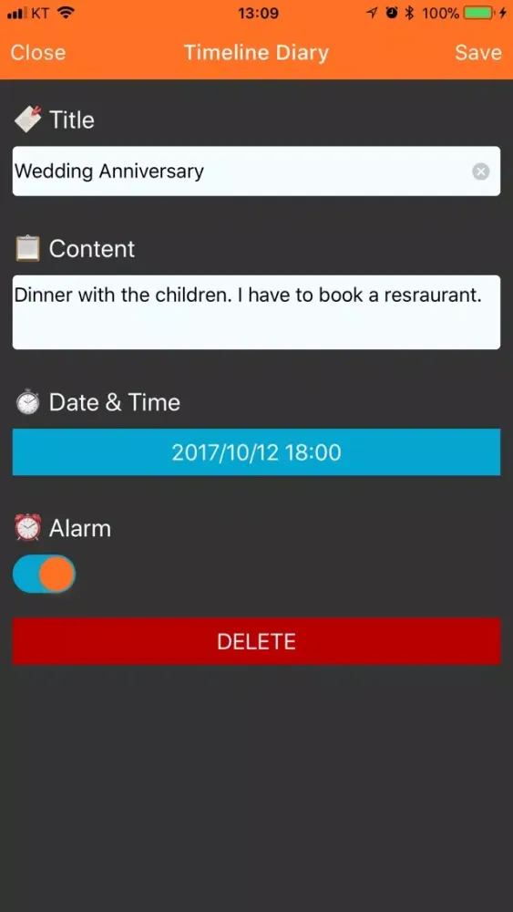 Timeline Diary應用截圖