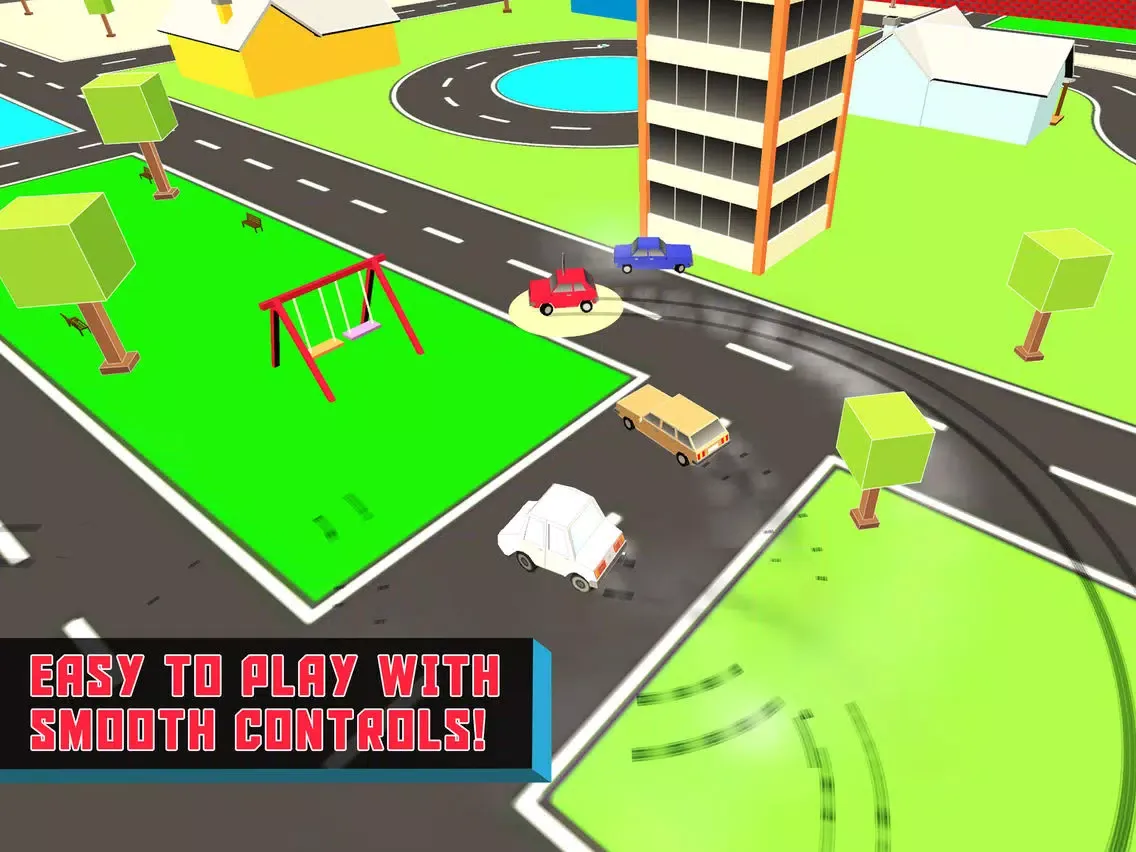 Splashy Car - Crashy Road through the City iPad  Screenshots
