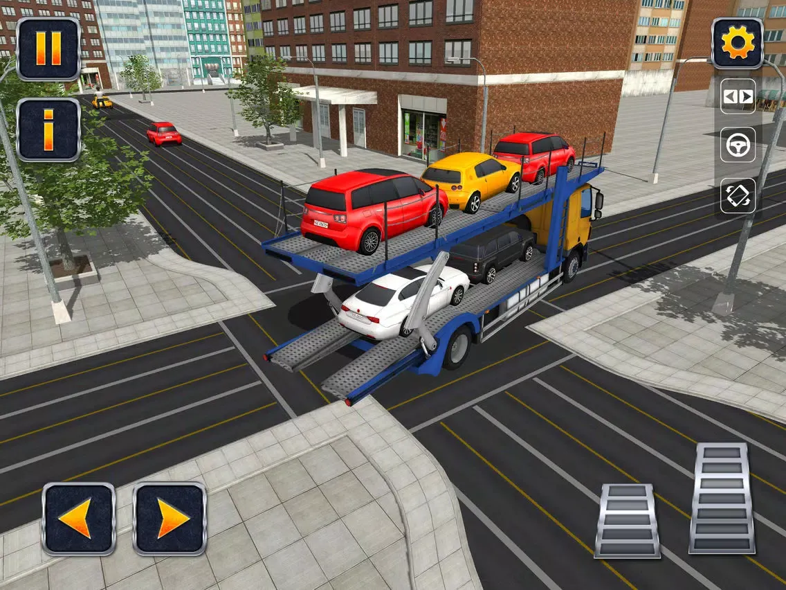 ภาพหน้าจอของ City Car Transporter Trailer iPad 