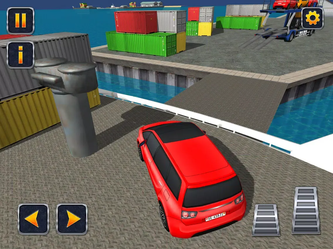 ภาพหน้าจอของ City Car Transporter Trailer iPad 