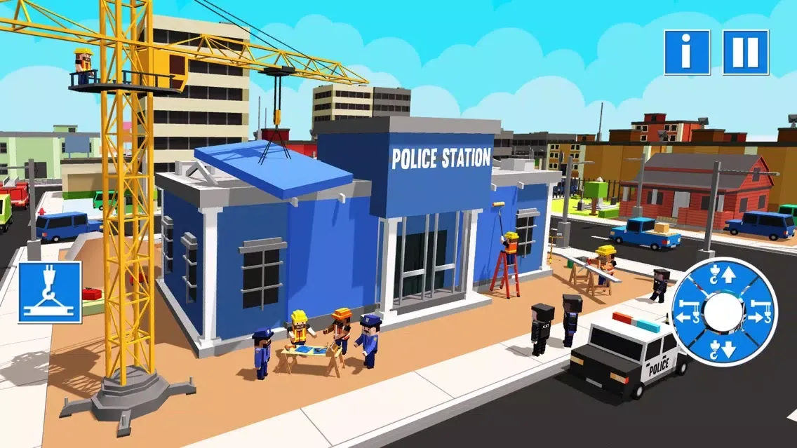 Capturas de pantalla de City Police Station Builder