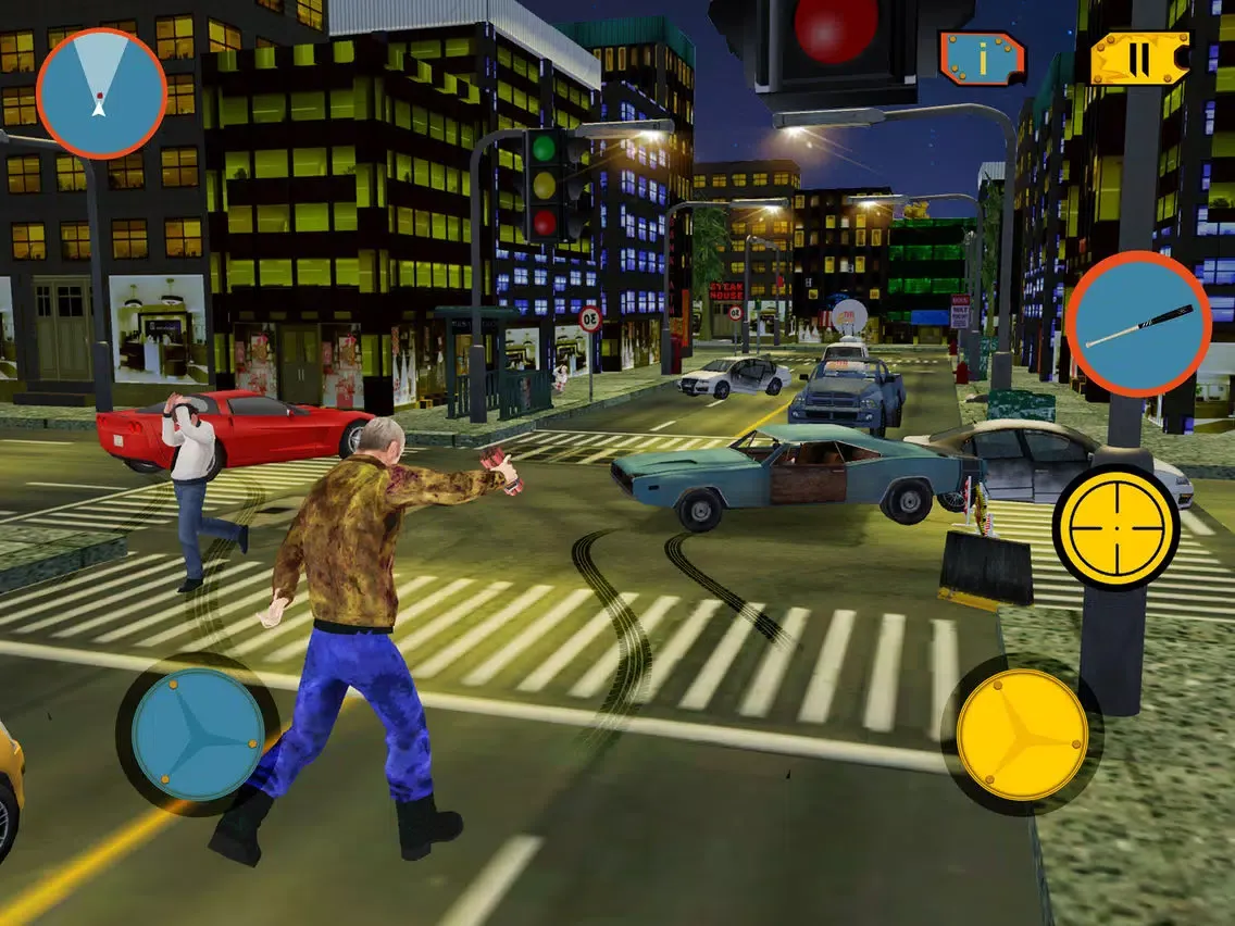 Crime fighter crazy grandpa 2 : Terrorist crime iPad  Screenshots