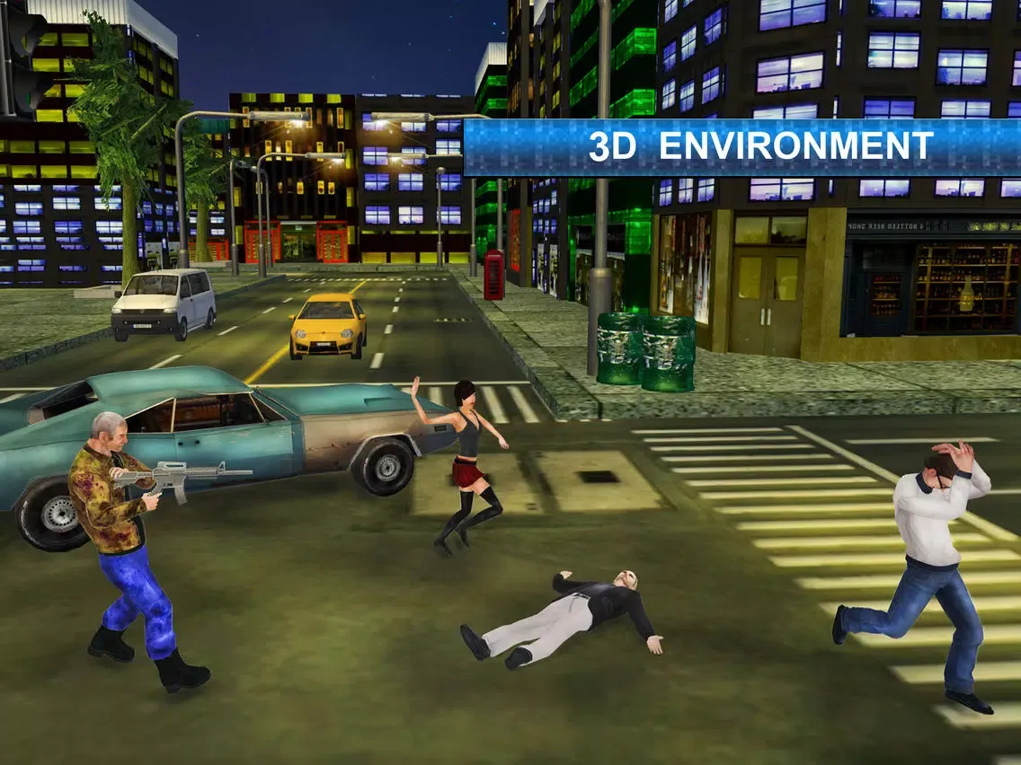 Crime fighter crazy grandpa 2 : Terrorist crime iPad  Screenshots
