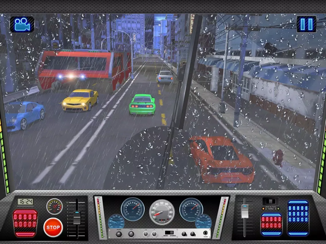 ภาพหน้าจอของ Futuristic Elevated Bus Simulator – Bus Driving iPad 