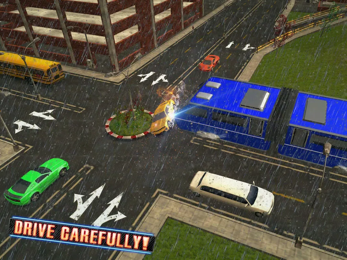 ภาพหน้าจอของ Futuristic Elevated Bus Simulator – Bus Driving iPad 