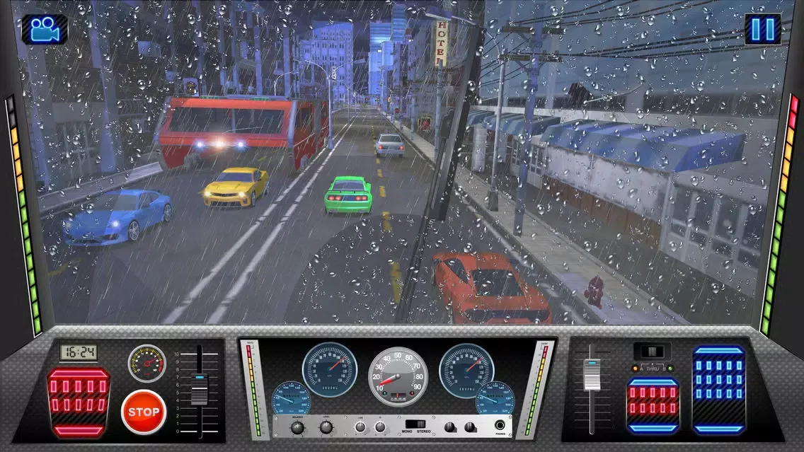 ภาพหน้าจอของ Futuristic Elevated Bus Simulator – Bus Driving