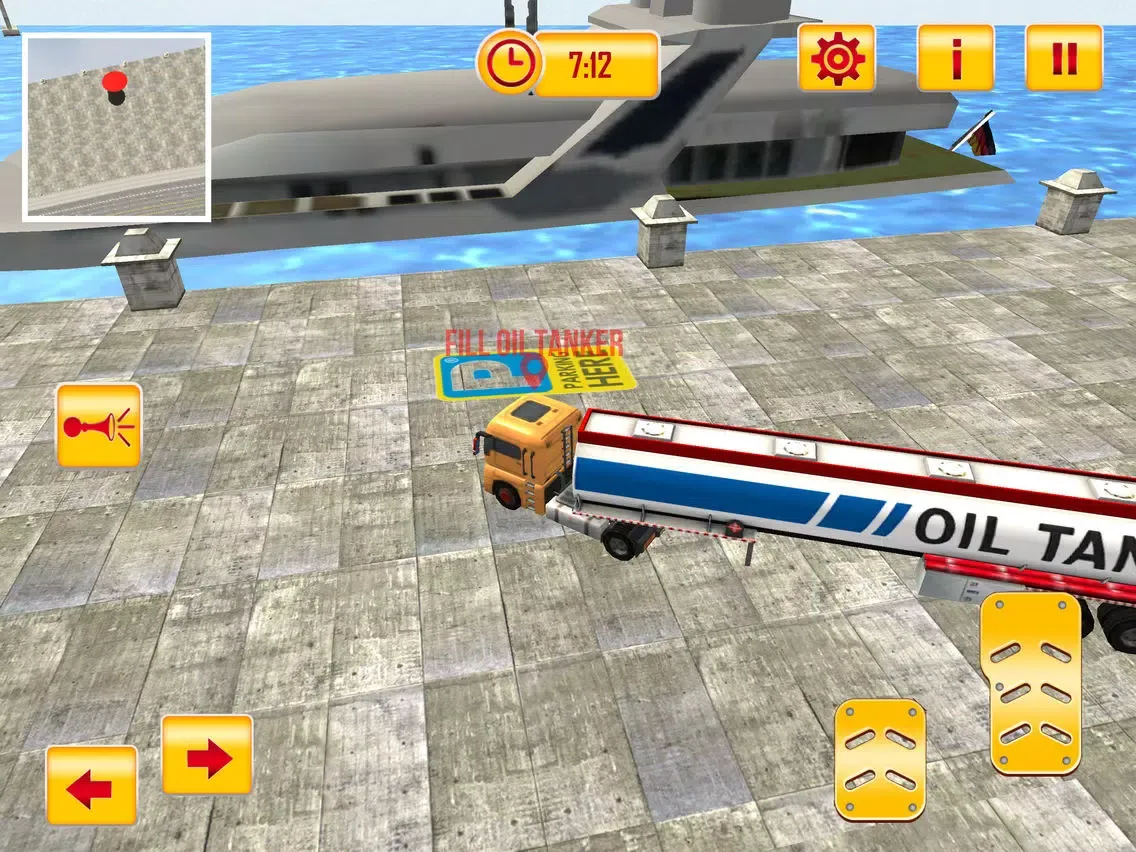 Ảnh chụp màn hình của Oil Transport Truck Simulator iPad 