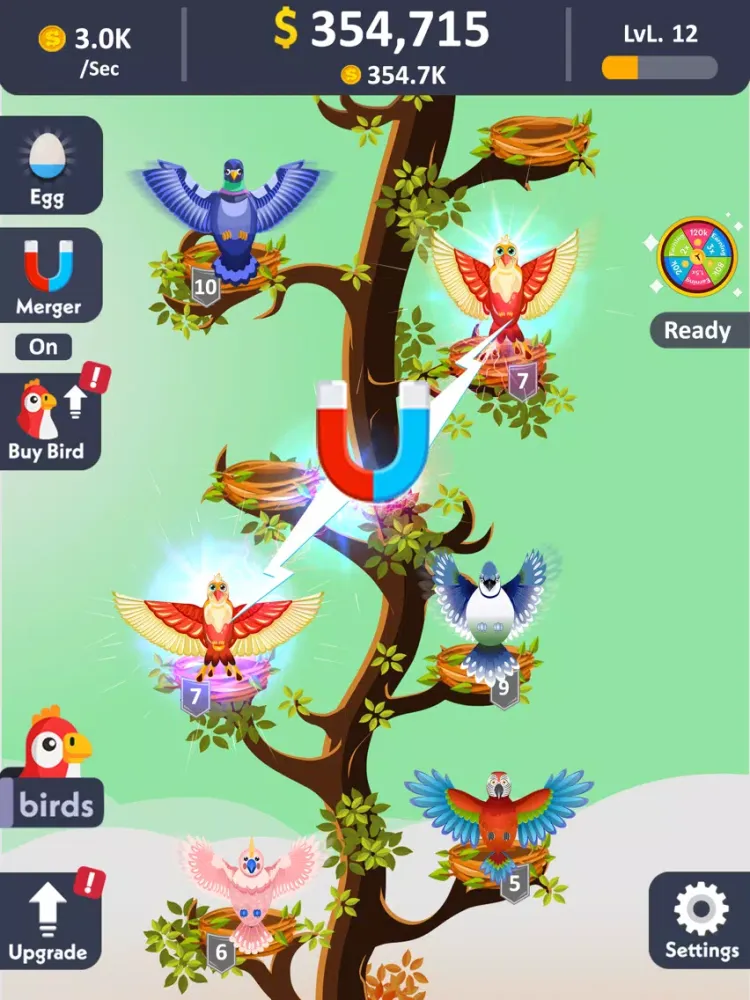 Bird Merge iPad  스크린샷