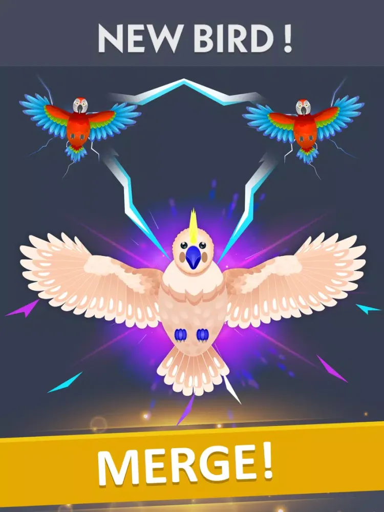 Bird Merge iPad  스크린샷