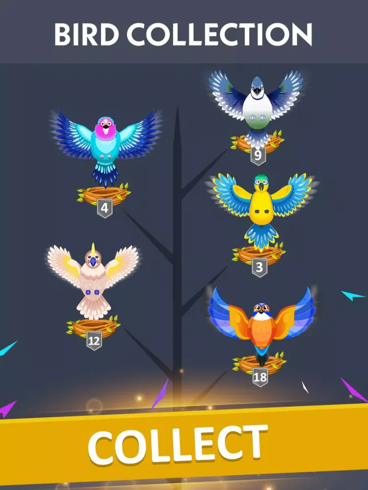 Bird Merge iPad  스크린샷