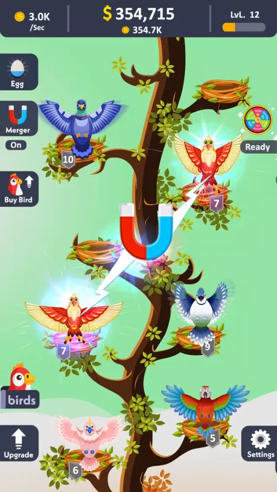 Bird Merge 스크린샷