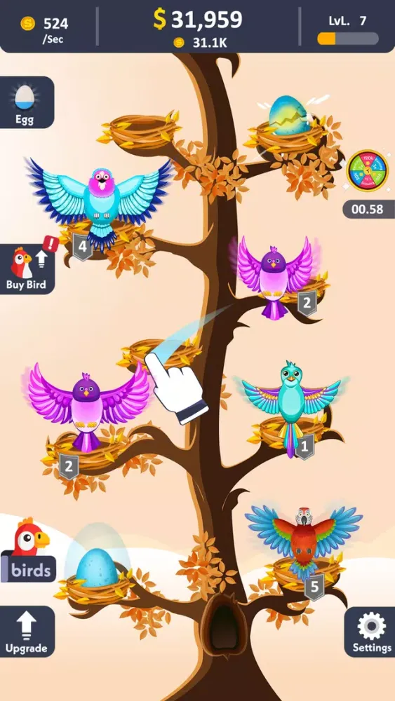 Bird Merge 스크린샷