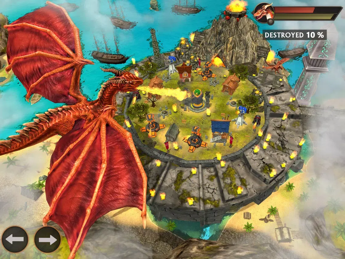 Ảnh chụp màn hình của Dragon Combat 3D iPad 
