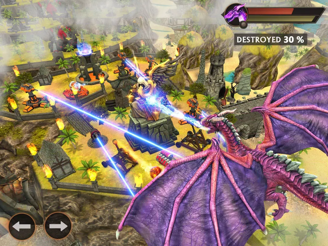 Ảnh chụp màn hình của Dragon Combat 3D iPad 