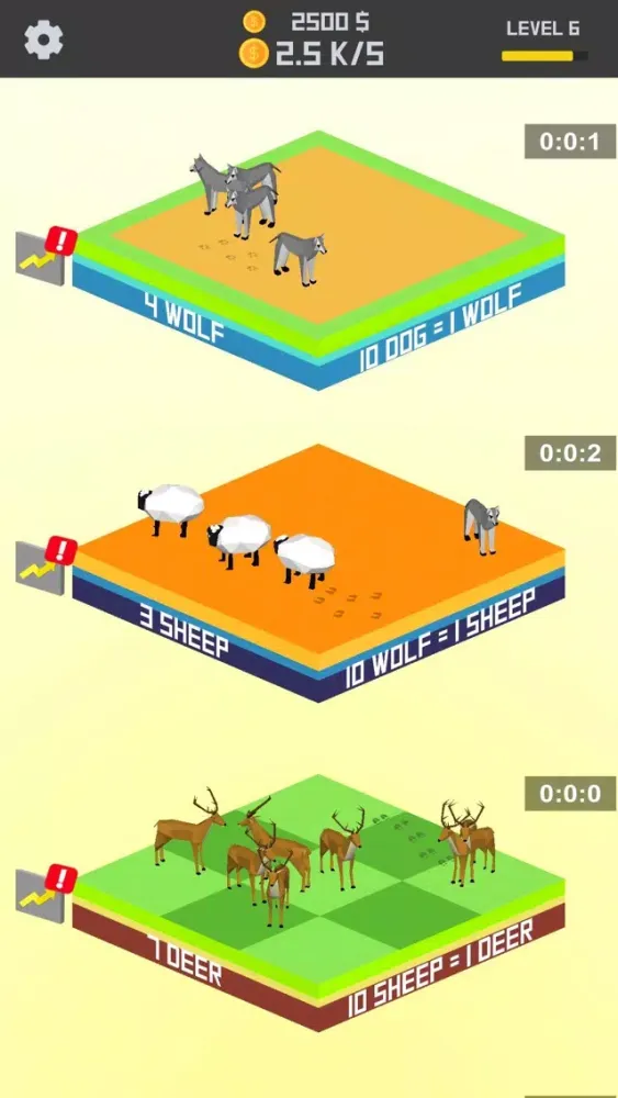Idle Animal Merger應用截圖