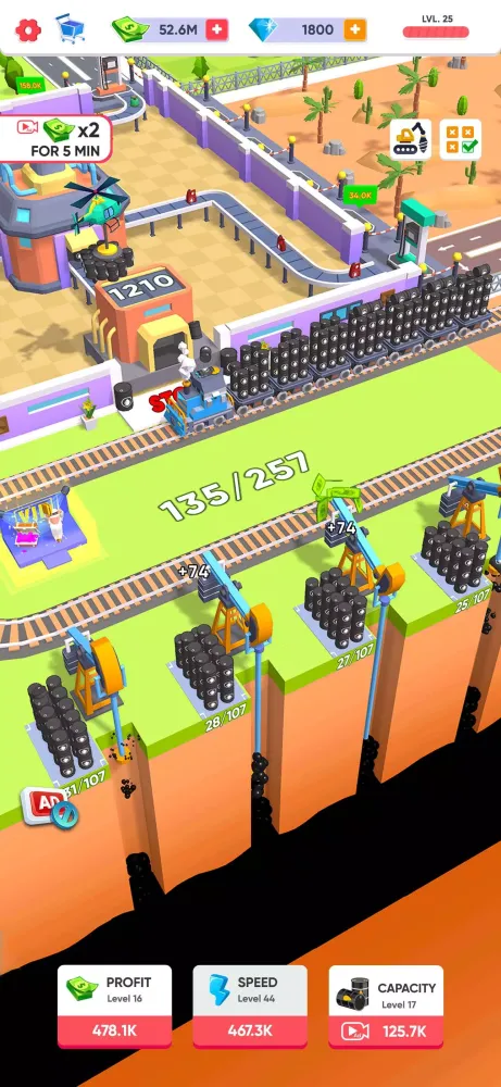 Ảnh chụp màn hình của Oil Mining 3D - Petrol Factory
