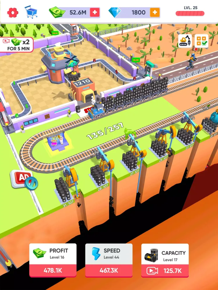 Ảnh chụp màn hình của Oil Mining 3D - Petrol Factory