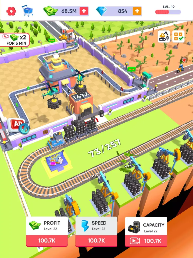 Ảnh chụp màn hình của Oil Mining 3D - Petrol Factory