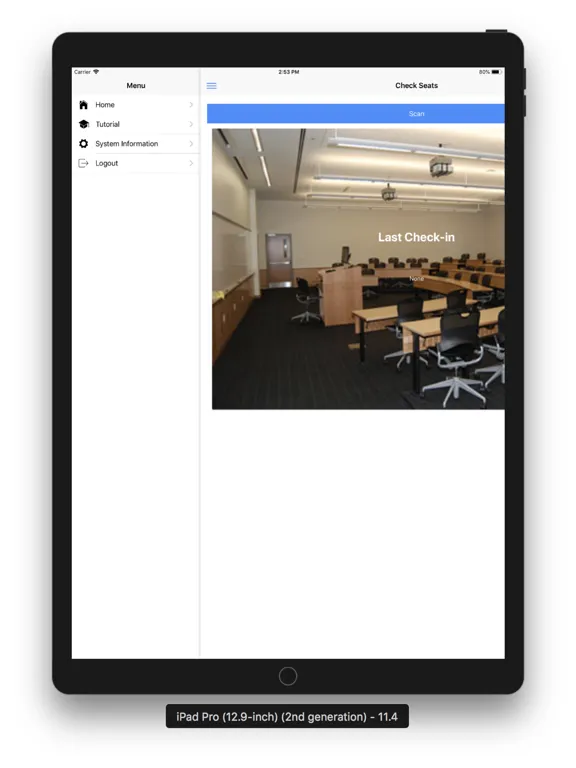 CheckSeats iPad  スクリーンショット