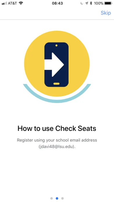 CheckSeats スクリーンショット
