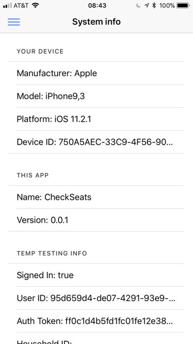 CheckSeats Screenshots