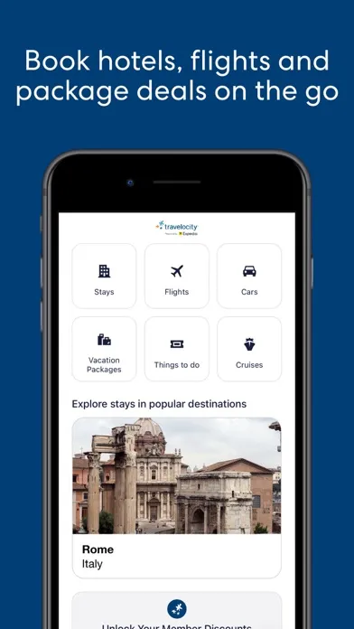 Скриншоты Travelocity Hotels & Flights