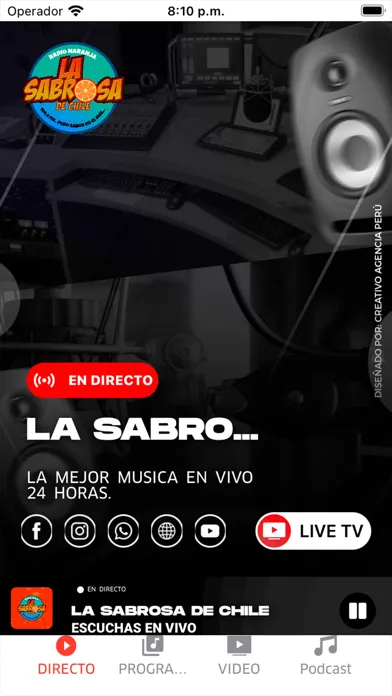 Radio La Sabrosa De Chile স্ক্রিনশট
