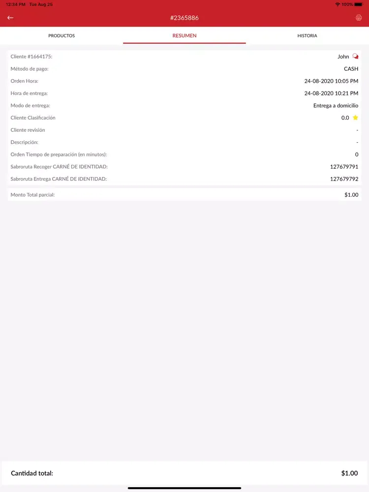 Sabrosito Comerciante iPad  Ekran Görüntüleri