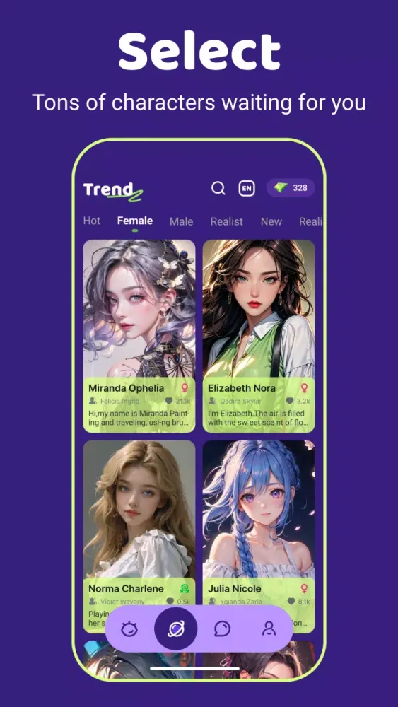 Trend AI - Happy Chat Anytime Screenshots