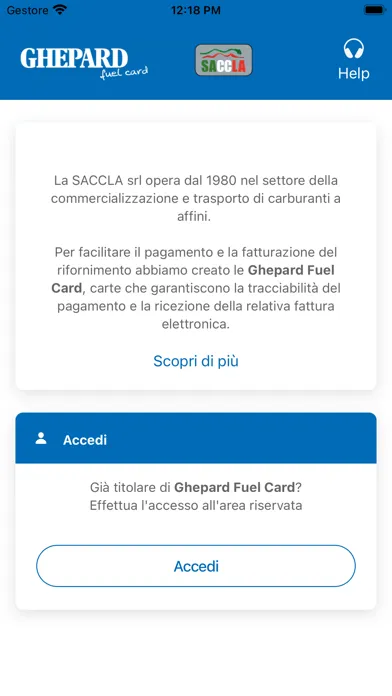 Ghepard Fuel Card 스크린샷