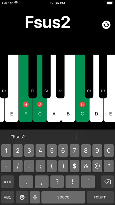 Piano Chords Dictionary Screenshots