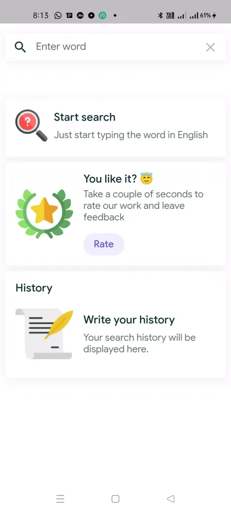 Easy English Dictionary Screenshots