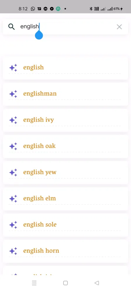 Easy English Dictionary Screenshots