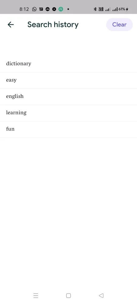 Easy English Dictionary Screenshots