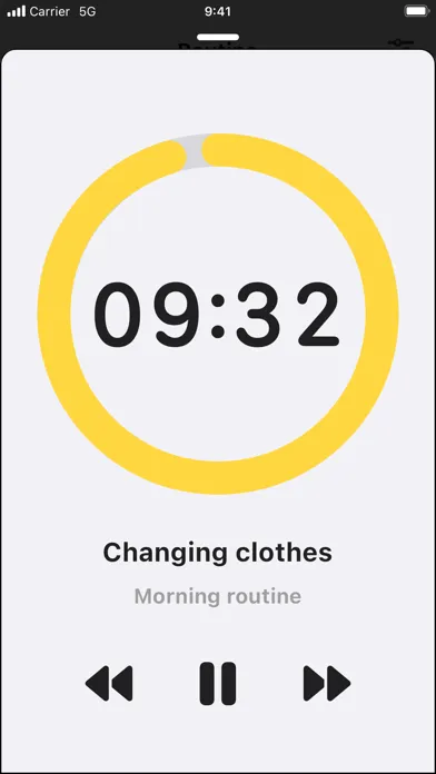 Tangkapan skrin Habit Routine