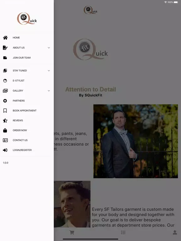 Zrzuty ekranu QuickFit App iPad 