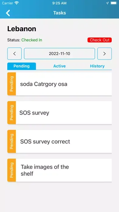 Zrzuty ekranu SACS App