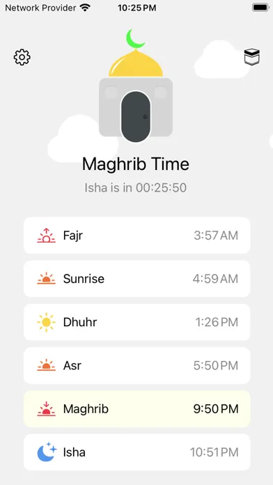 Captures d'écran de Athan - Prayer Times